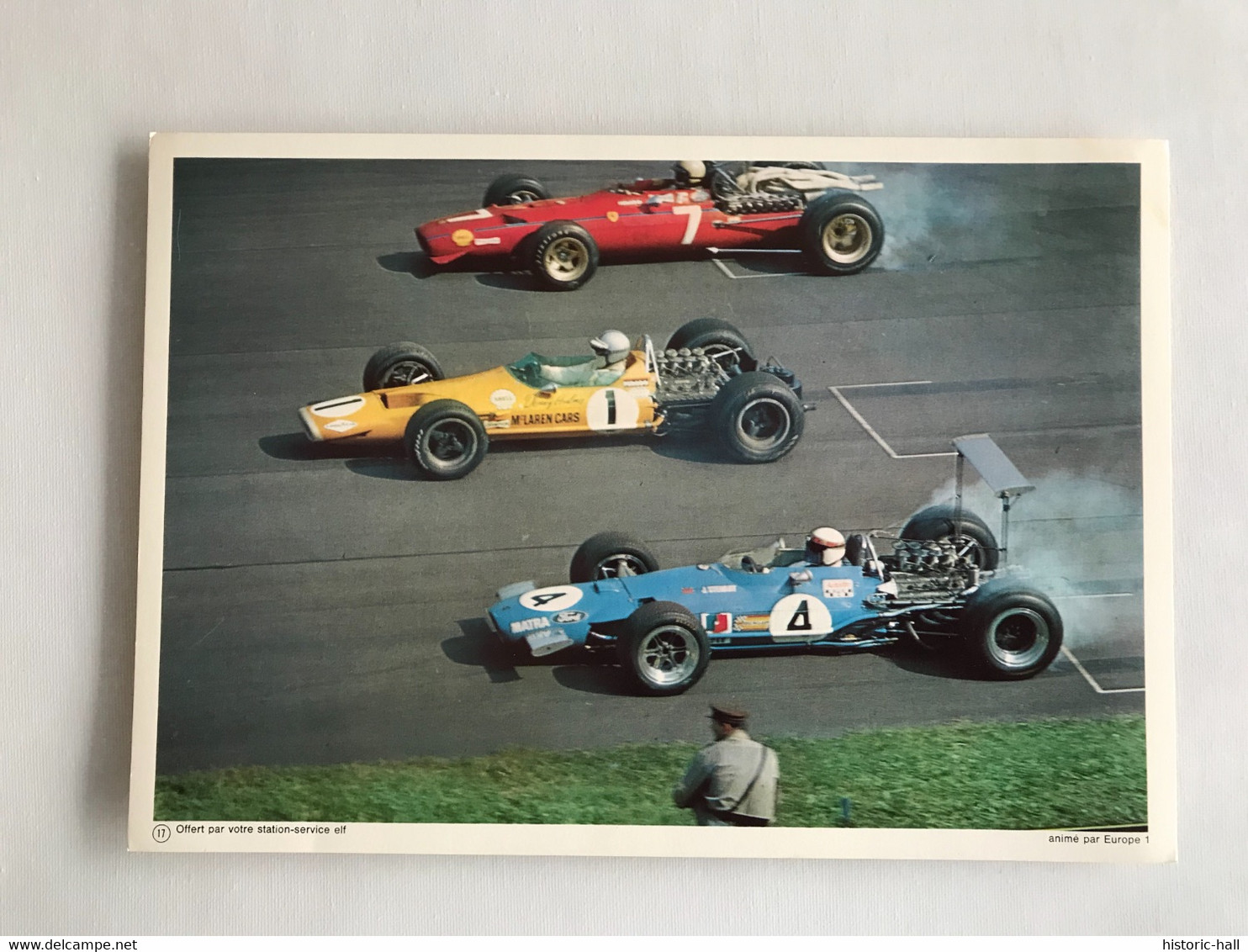 Carte Photo N°17 - MATRA ELF Type MS 10 - 1970 - Automobile - F1