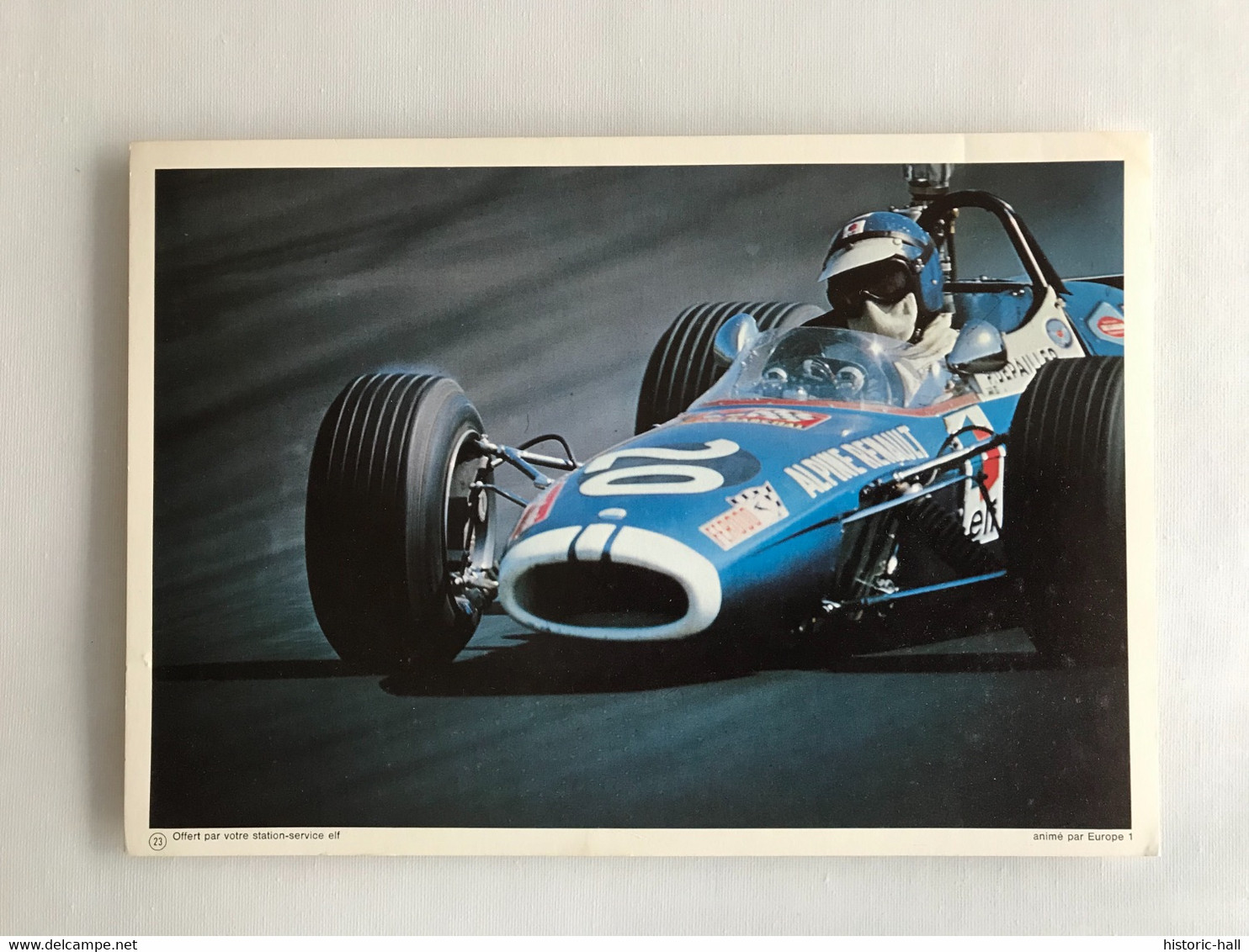 Carte Photo N°23 - ALPINE RENAULT ELF Type Formule 3 - 1970 - Automobile - F1