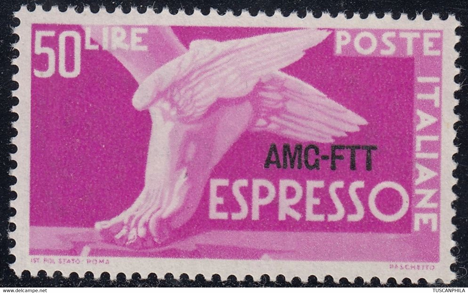 Trieste AMG-FTT Espresso Serie Completa Sass. 7 MNH** Cv. 18 - Exprespost