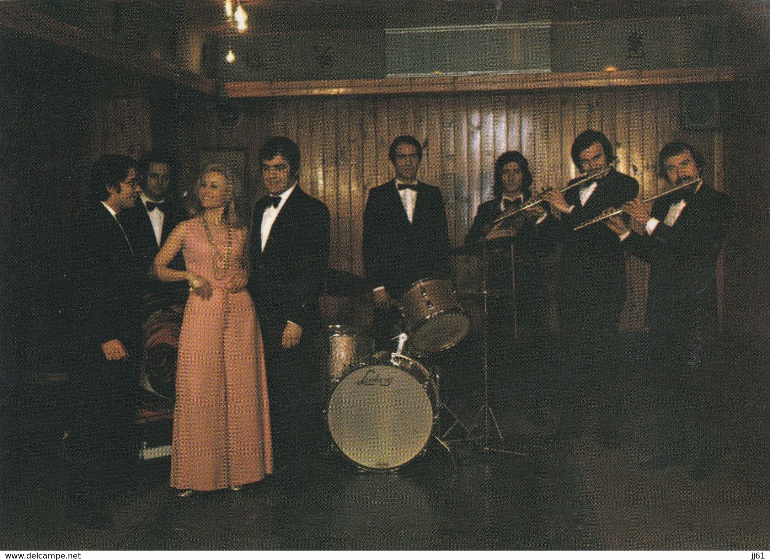 SOLLIES TOUCAS YVAN BELMONDO ORCHESTRE LES MEDITERRANEENS VILLA LES BOUILLIDOUS ENVOYE A ALBERT BESCO Y LE ANNEE 1965 70 - Music And Musicians