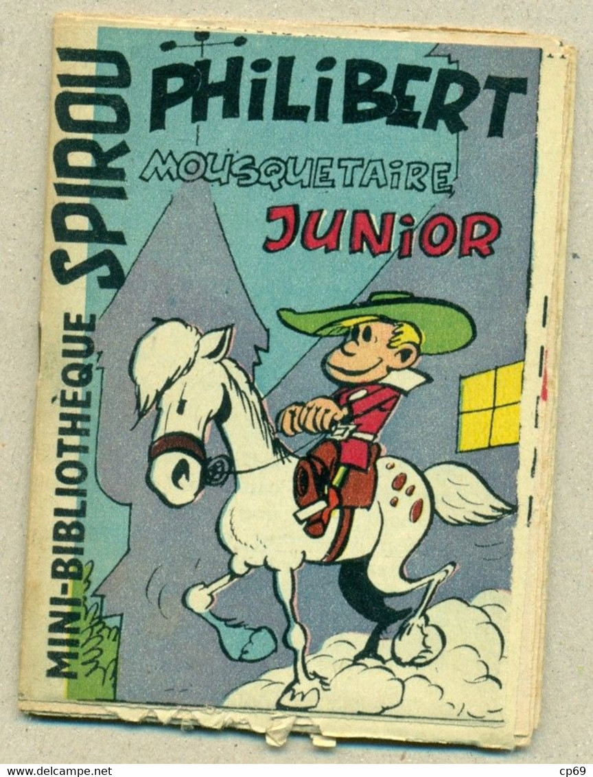 Petit Livret Collection Mini-Bibliothèque Mini-Récit Spirou N°44 - Philibert Mousquetaire Junior Cheval Horse - TB.E - Autres & Non Classés