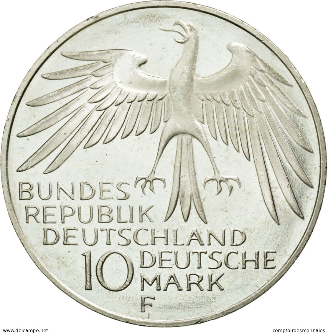 Monnaie, République Fédérale Allemande, 10 Mark, 1972, Stuttgart, SUP+ - Commemorative