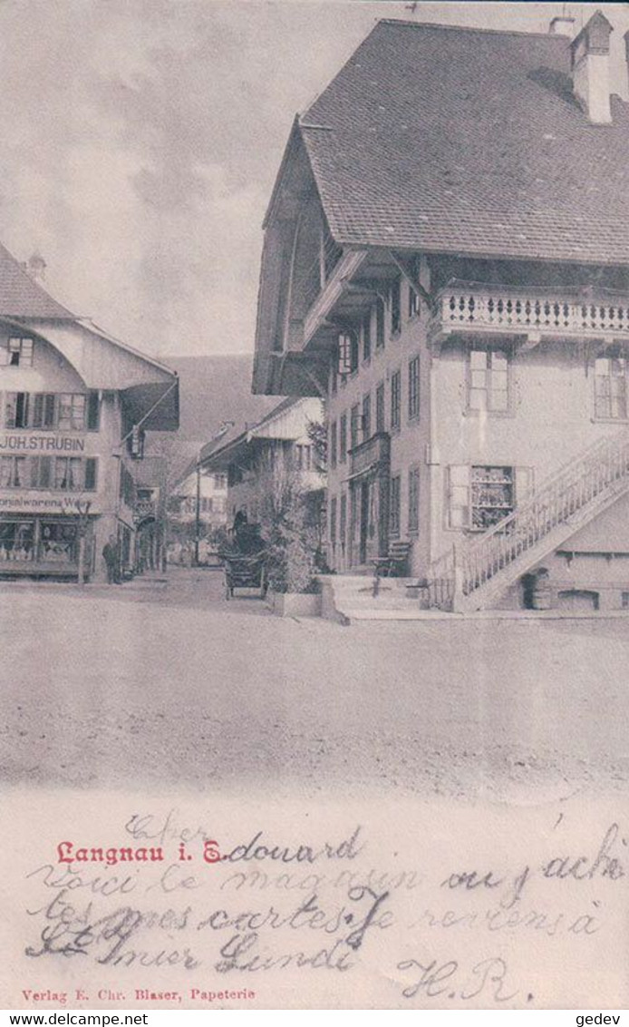 Langnau BE (7.8.1902) - Langnau Im Emmental