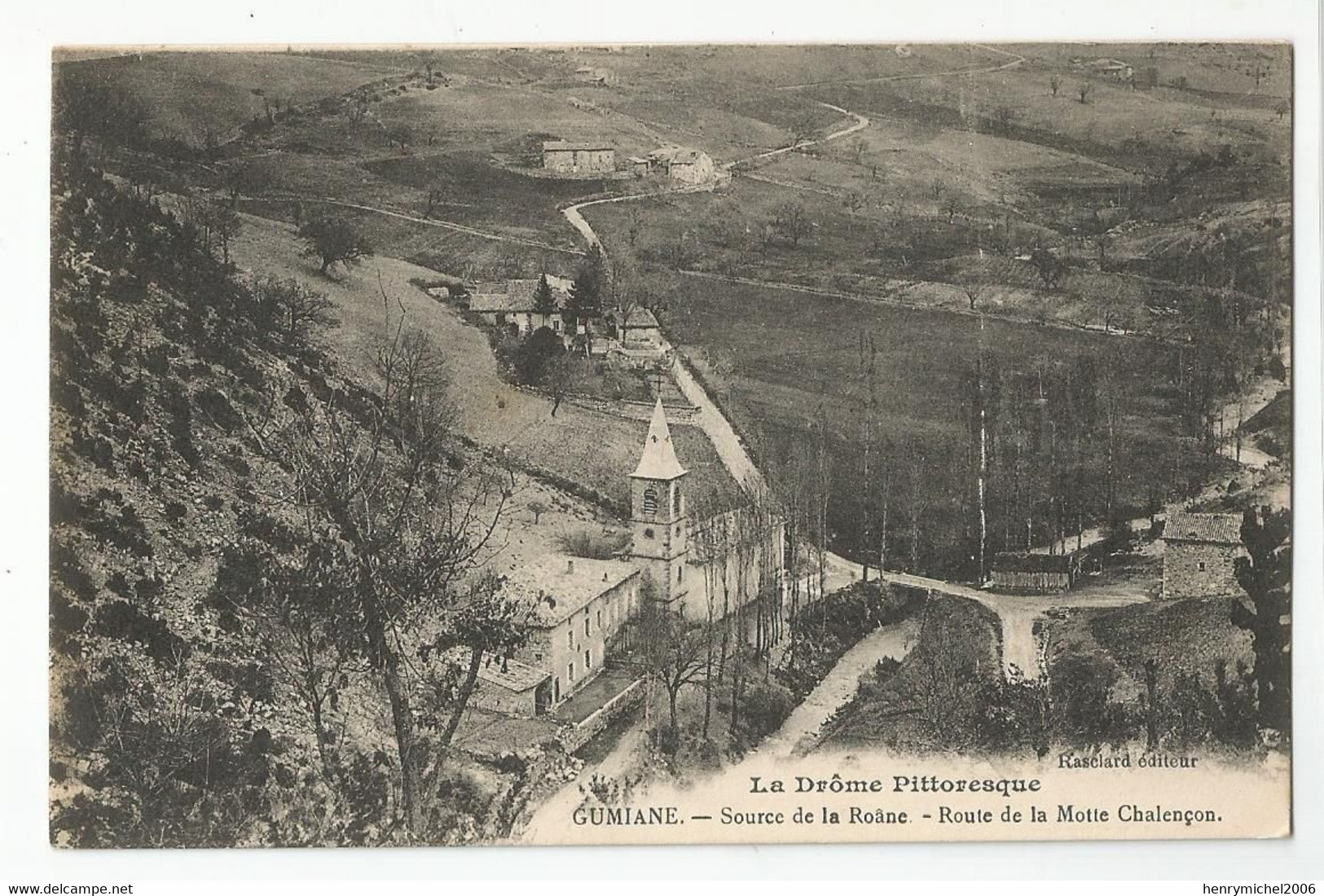 26 Drome Pittoresque Gumiane Route De La Motte Chalençon Source De La Roane , Ed Rasclard - Sonstige & Ohne Zuordnung