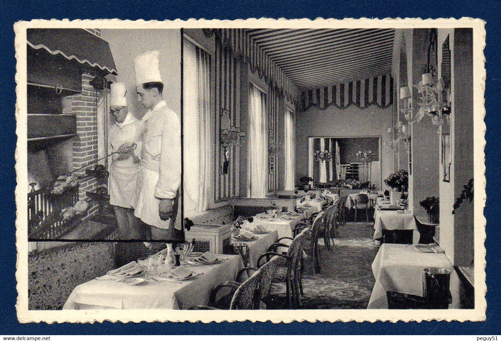 Herbesthal ( Lontzen). Kursaal-Casino. Salle Du Restaurant. Cuisiniers. ( Casino Fermé En 1947). - Lontzen