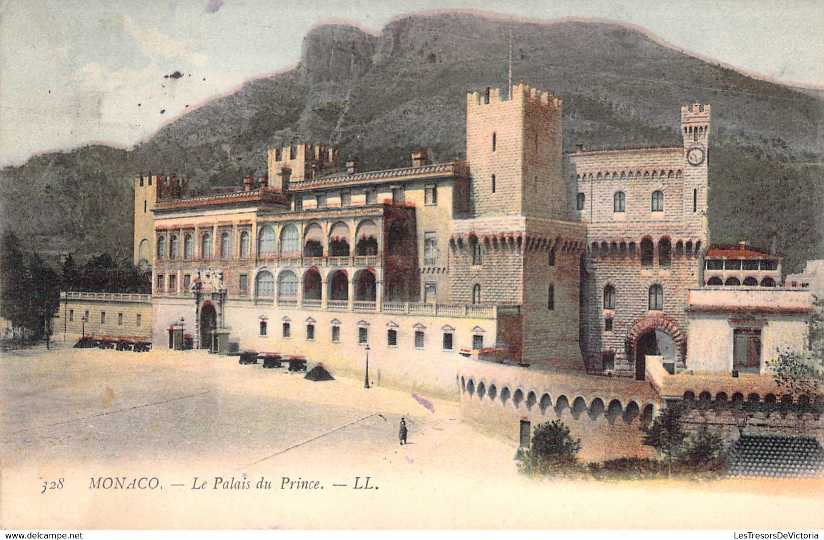 CPA Monaco - Le Palais Du Prince - Oblitéré à Monte Carlo En 1904 - Prinselijk Paleis