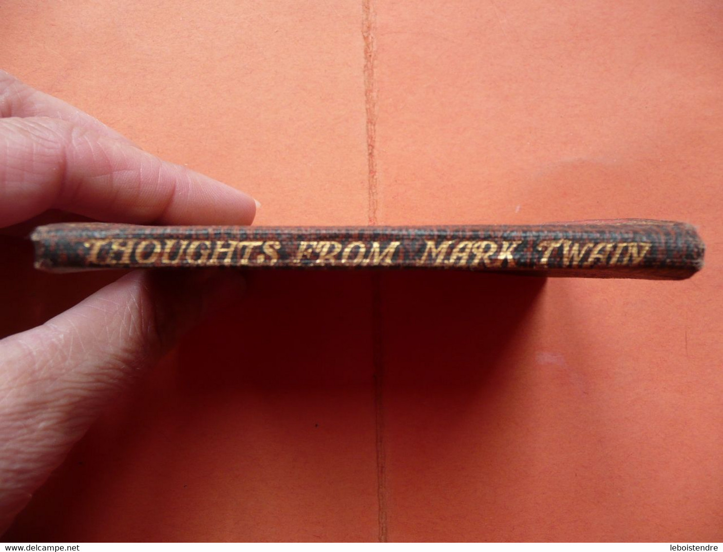 THOUGHTS FROM MARK TWAIN SELECTED BY ELSIE E. MORTON SESAME BOOKLETS MINIATURE - Literary