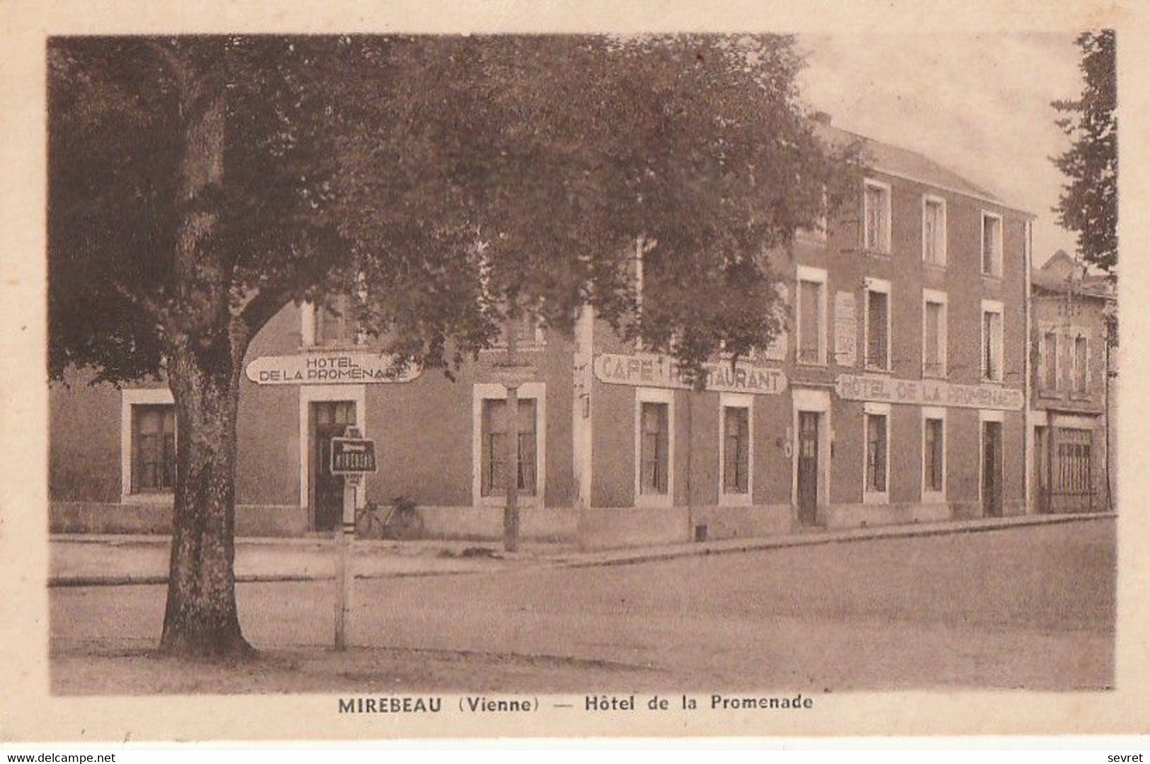 MIREBEAU. - Hôtel De La Promenade - Mirebeau