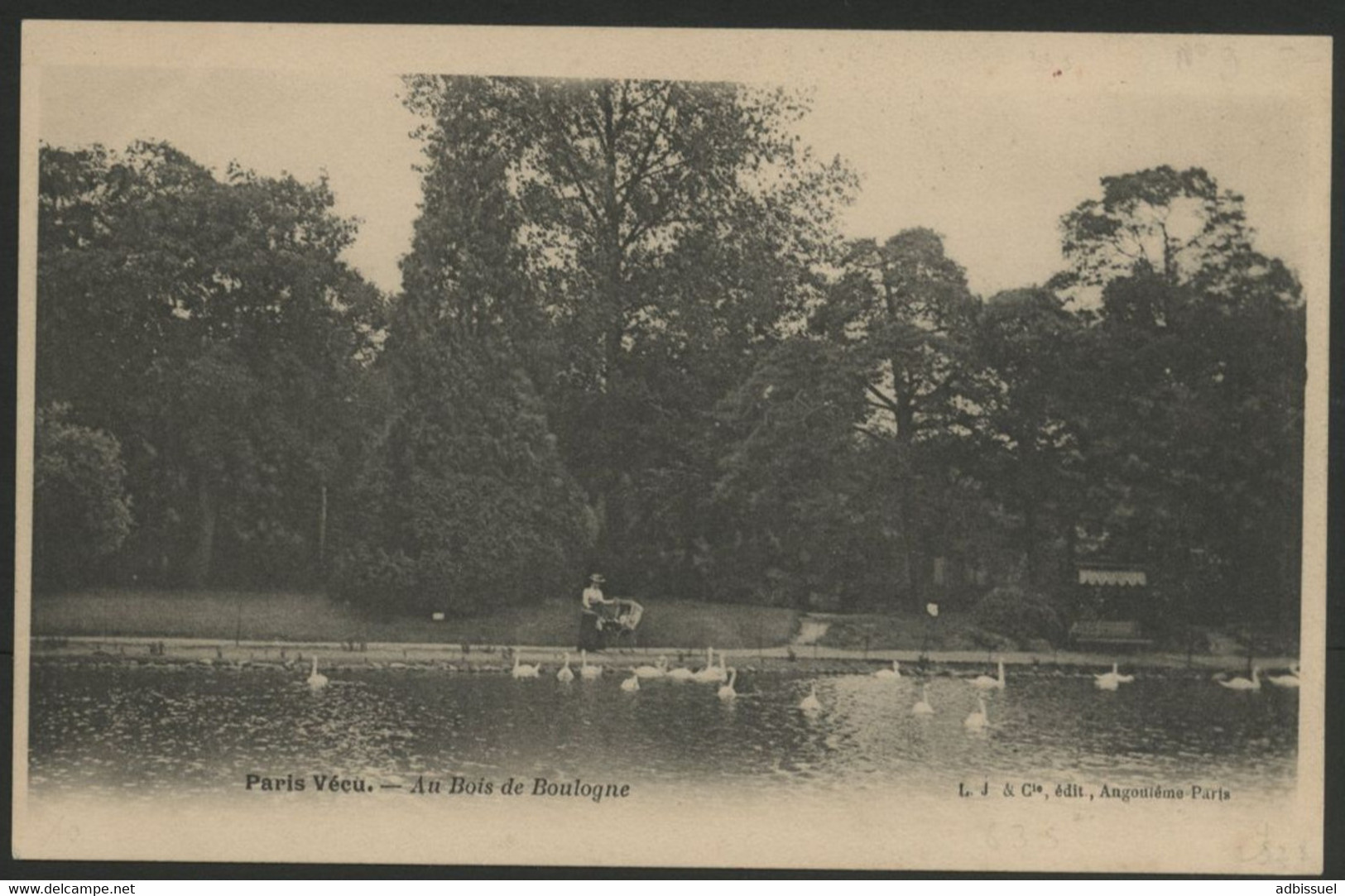 PARIS VECU AU BOIS DE BOULOGNE. Edition "L.J. & Cie." Carte Neuve. TB - Parks, Gardens