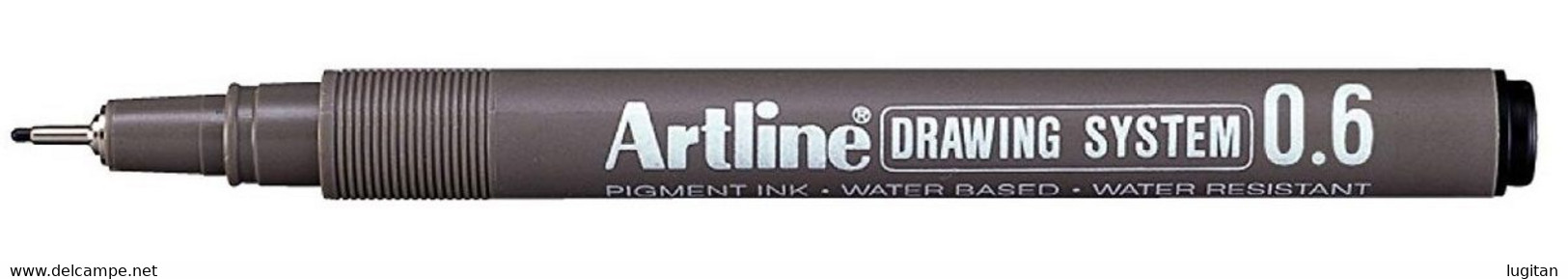 Artline - Drawning System - 0.6 - Nero - Disegno Grafico  - Water Based - Water Resistant - Acid Free - Stylos