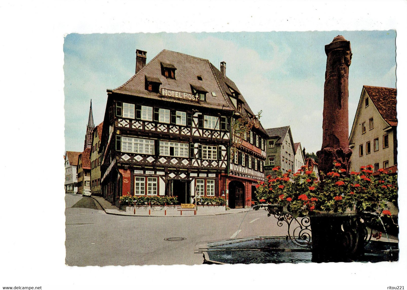 Cpm - Nagold - Allemagne - HOTEL POST - K W 1042 - 1966 - Nagold
