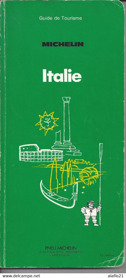 GUIDE VERT MICHELIN - ITALIE 1980 - Michelin (guias)