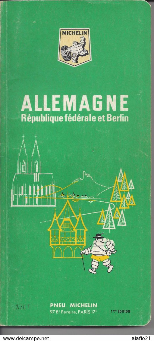 GUIDE VERT MICHELIN - ALLEMAGNE 1966 - Michelin (guides)