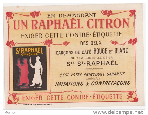 BUVARD LIQUEUR ST RAPHAEL  CITRON - Liqueur & Bière