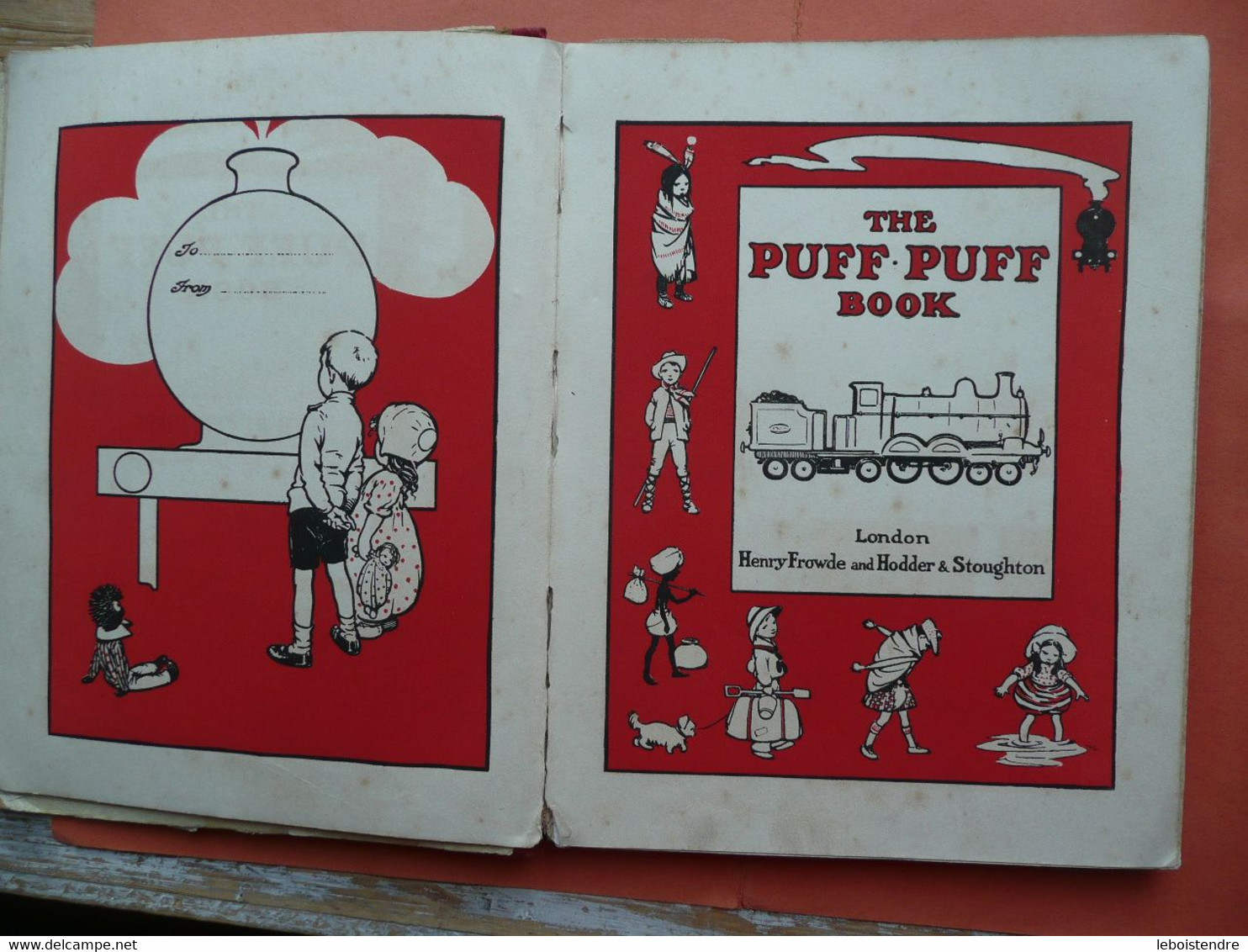 THE PUFF - PUFF BOOK HENRY FROWDE AND HODDER & STOUGHTON ENFANTINA TRAIN VINTAGE