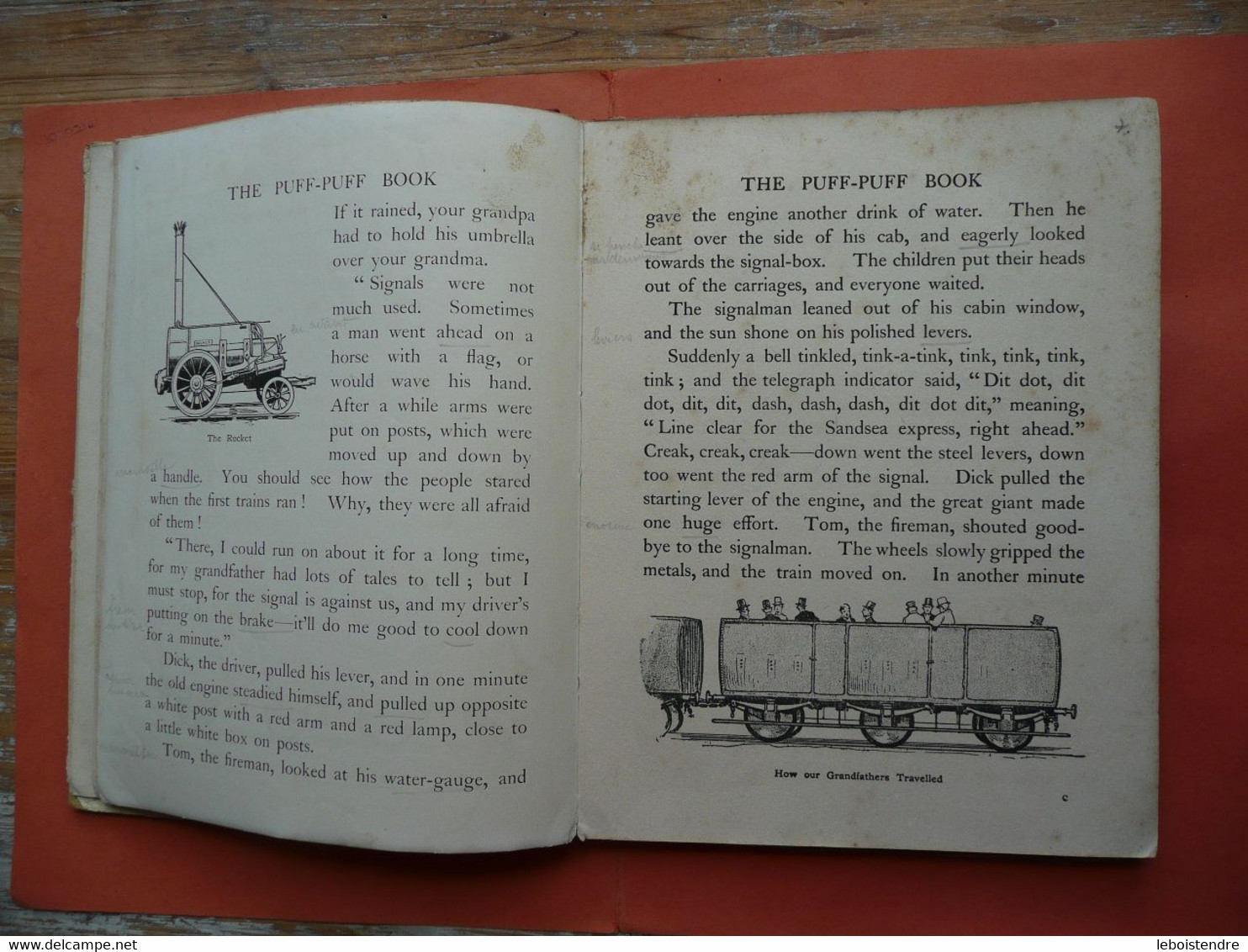 THE PUFF - PUFF BOOK HENRY FROWDE AND HODDER & STOUGHTON ENFANTINA TRAIN VINTAGE