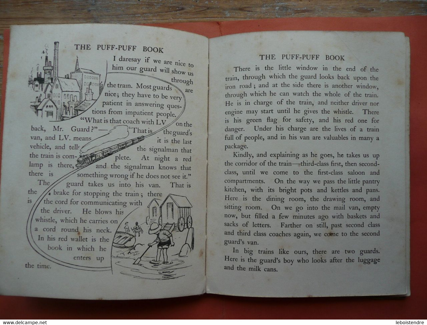 THE PUFF - PUFF BOOK HENRY FROWDE AND HODDER & STOUGHTON ENFANTINA TRAIN VINTAGE