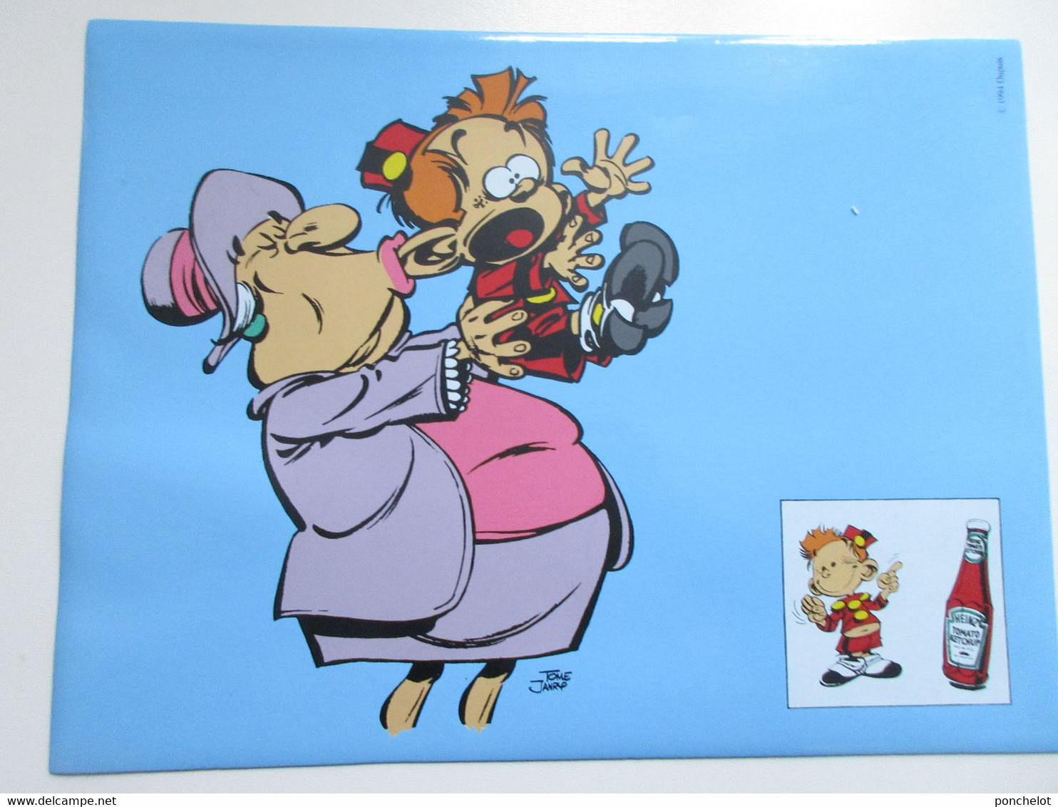 BD LE PETIT SPIROU Set De Table Offert Par KETCHUP HEINZ Usagé - Art De La Table