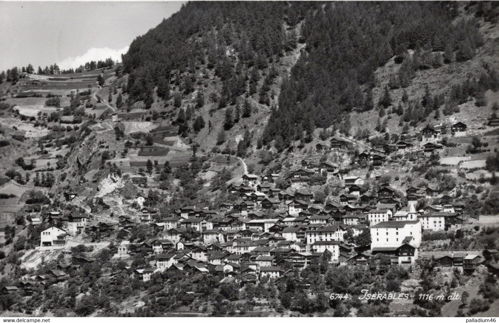 VALAIS ISERABLES - Perrochet, Lausanne No 6744  - Voyagé Le 23.03.1953 - Isérables