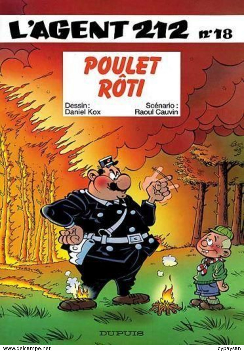 Agent 212 18 Poulet Rôti EO BE Dupuis 11/1996 Cauvin Kox (BI6) - Agent 212, L'
