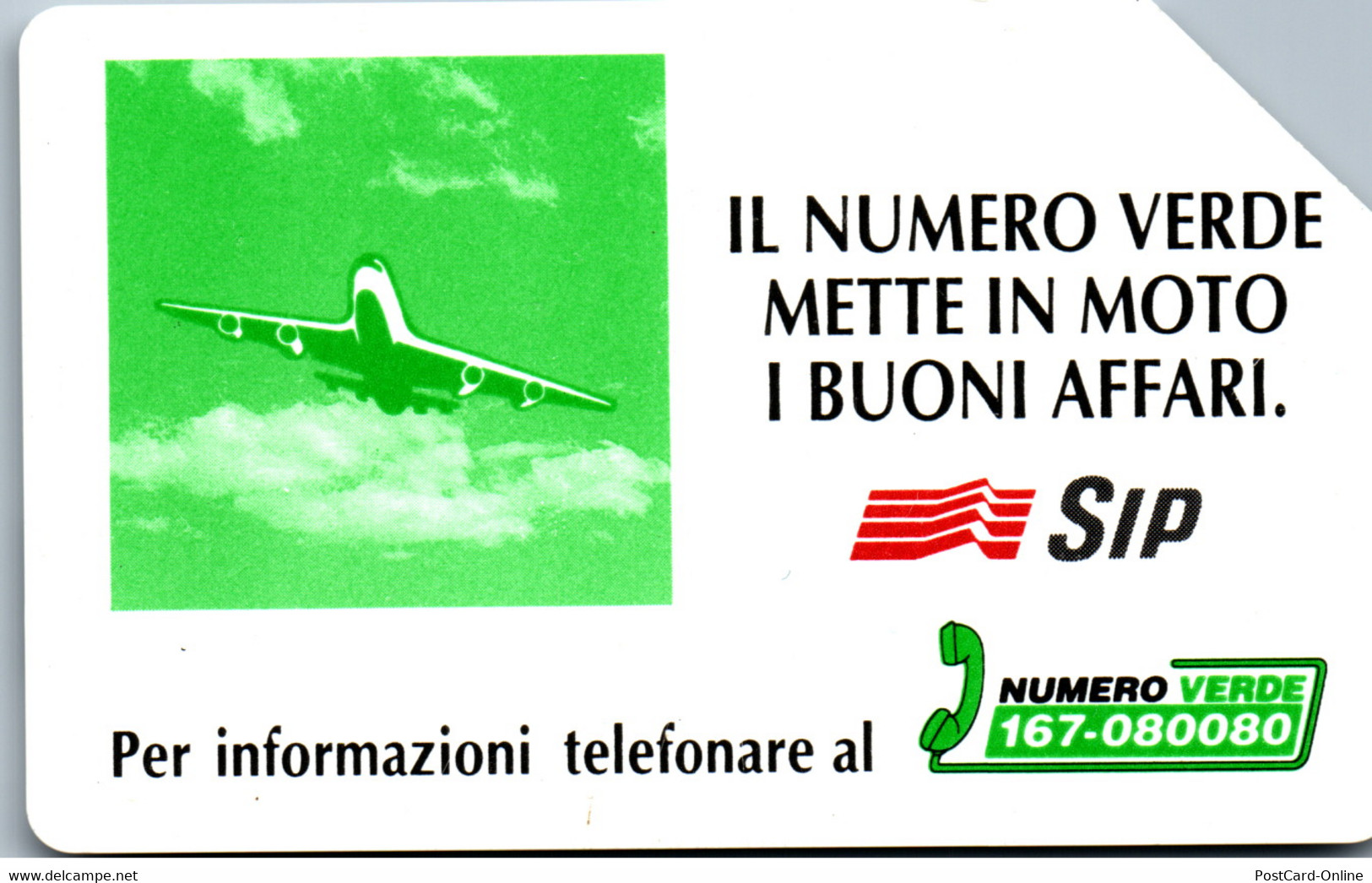 14990 - Italien - SIP , Numero Verde - Öff. Diverse TK