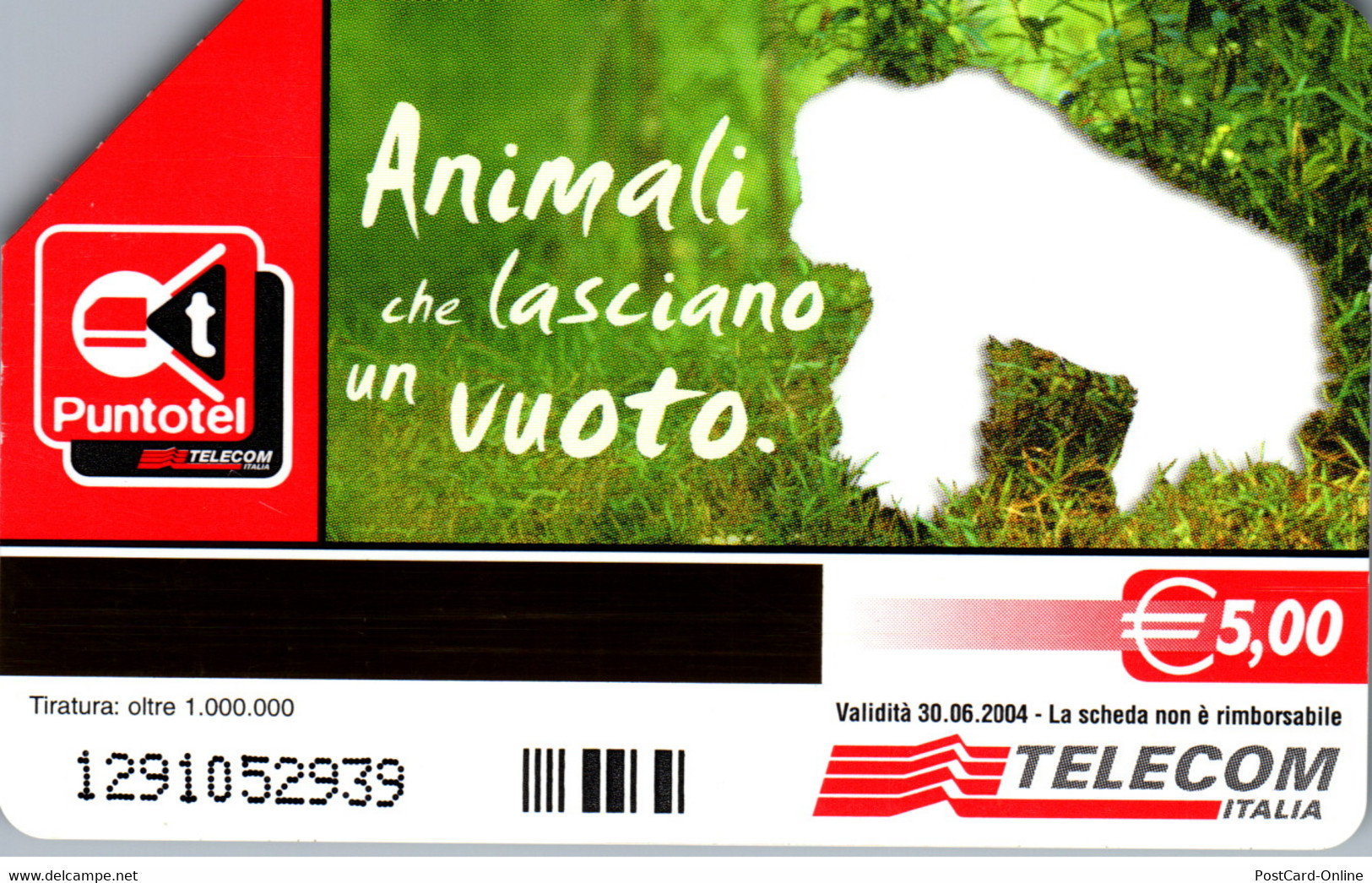 15007 - Italien - Tiere , Borneo - Öff. Diverse TK