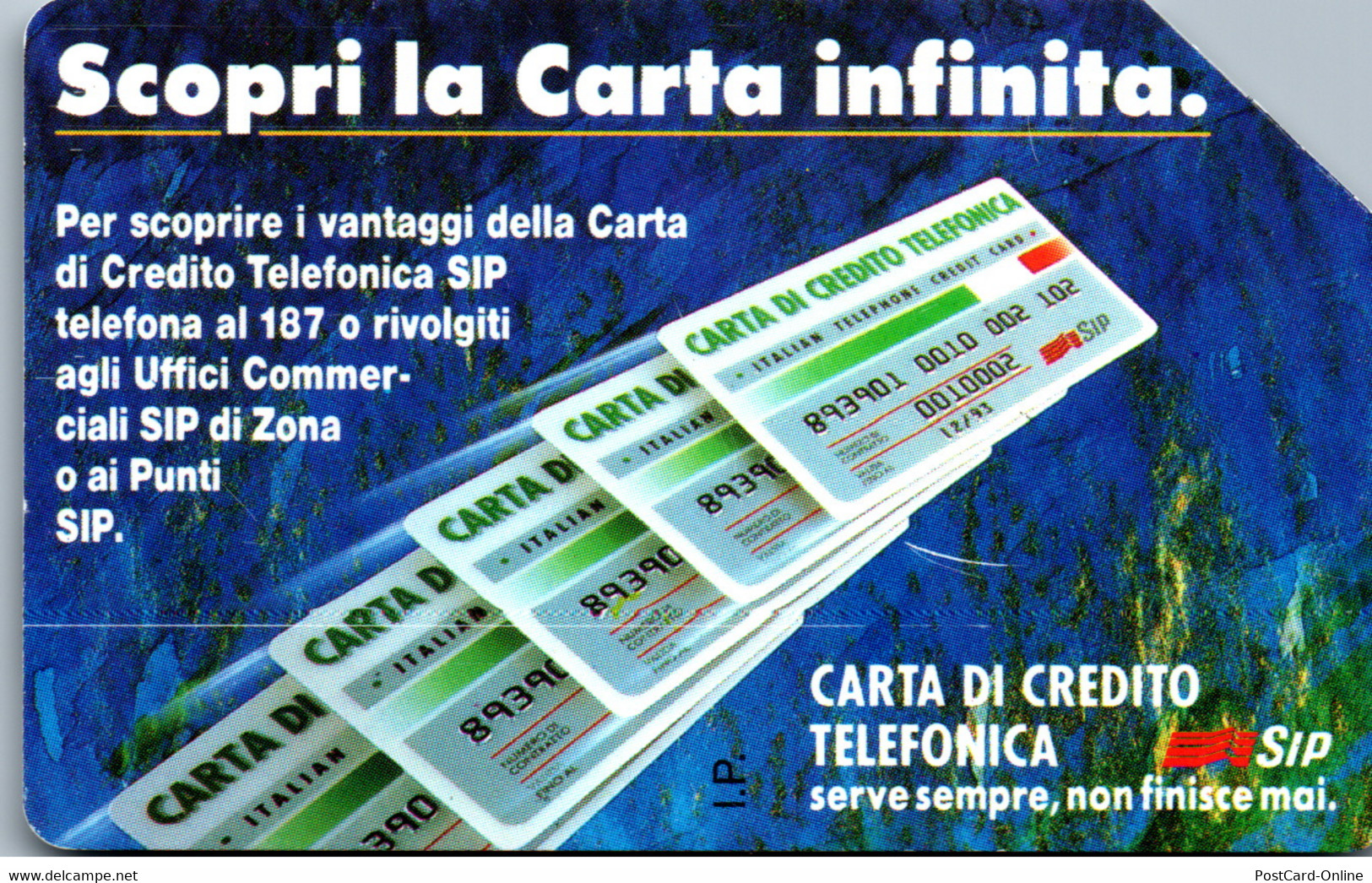 15011 - Italien - Scorpi La Carta Infinita , SIP - Öff. Diverse TK