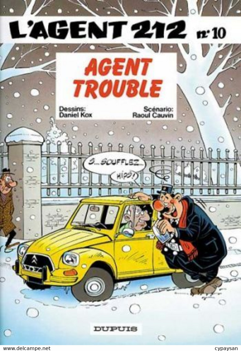 Agent 212 10 Agent Trouble EO BE Dupuis 10/1988 Cauvin Kox (BI6) - Agent 212, L'