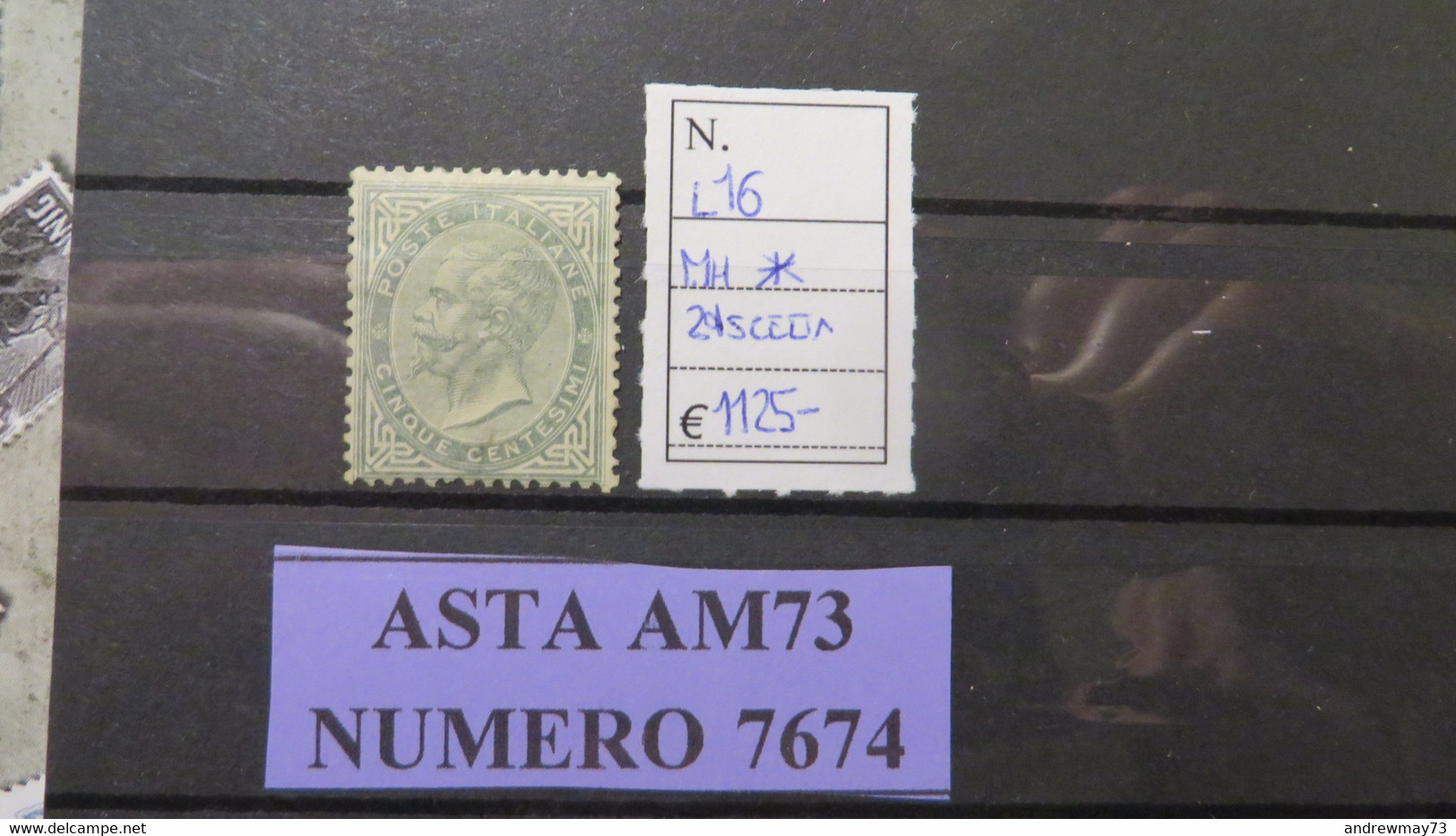 ITALY KINGDOM- NICE MH RARE STAMP- 2ND CHOICE- 1125 € ON CATALOGUE - Mint/hinged