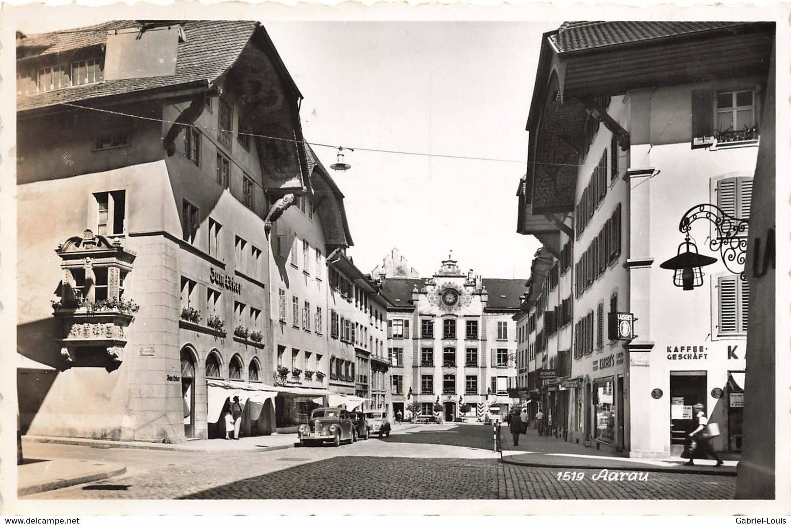 Aarau Oldtimer 1954 Rathausgasse - Aarau