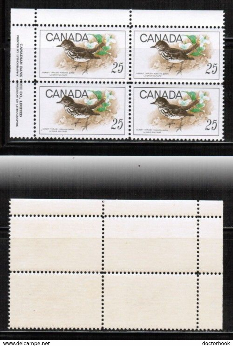 CANADA   Scott # 498** MINT NH INSCRIPTION BLOCK Of 4 CONDITION AS PER SCAN (LG-1465) - Num. Planches & Inscriptions Marge