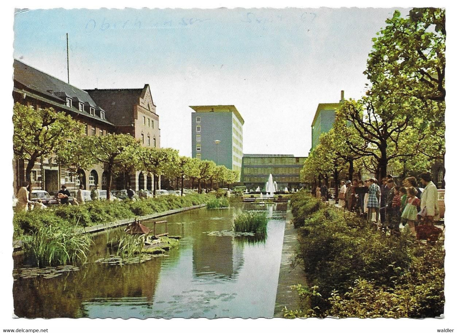 4200  OBERHAUSEN, WASSERSPIELE AM FRIEDENSPLATZ  1967 - Oberhausen