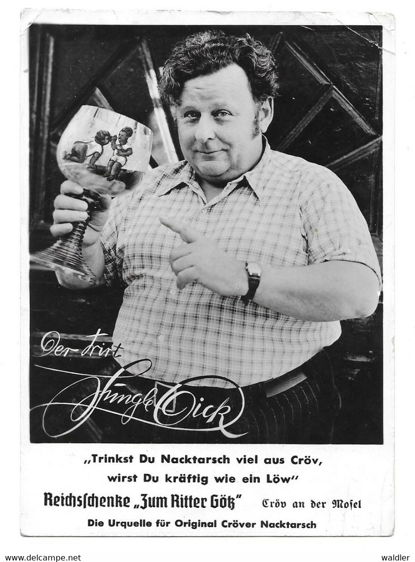 5563  CRÖV / MOSEL - REICHSSCHENKE "ZUM RITTER GÖTZ"  1953 - Kröv