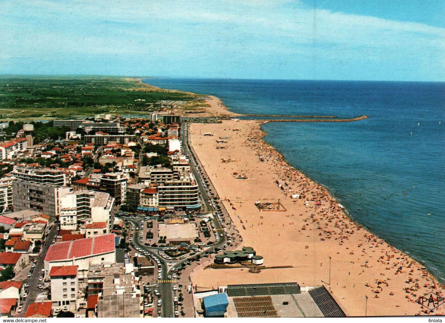 9758 CANET Saint Nazaire Vue Générale Le Front De Mer    (recto-verso) 66 Pyrénées Orientales - Canet En Roussillon