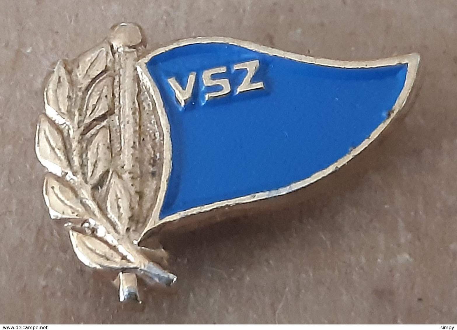 Rowing  Federation Of Zagreb VSZ Croatia Vintage Badge Pin - Roeisport