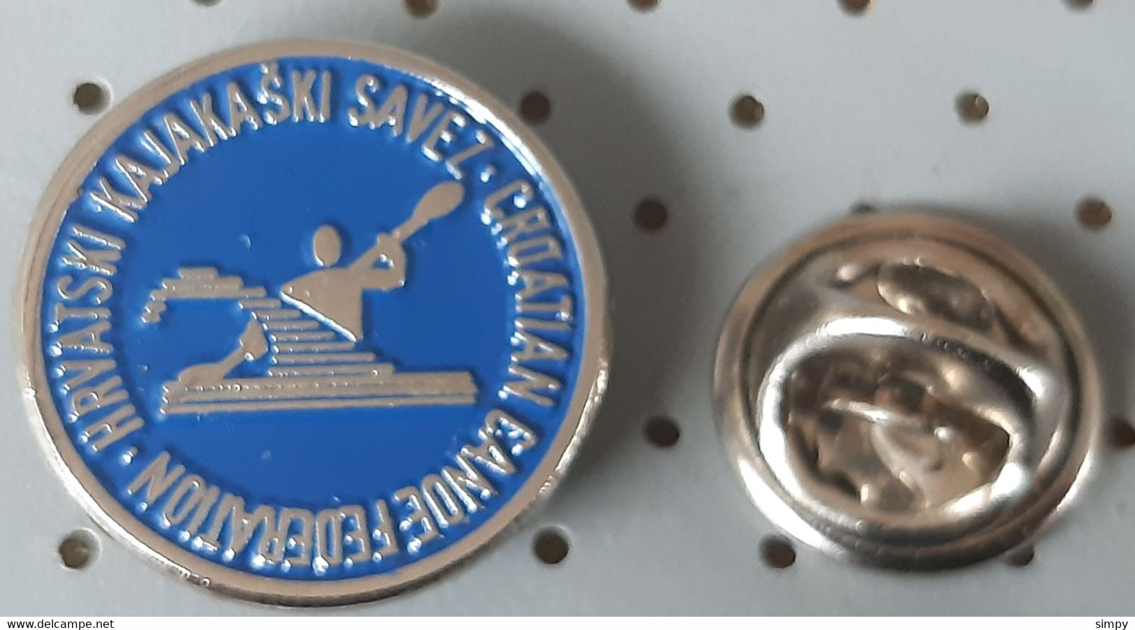 Rowing  Croatia Canue Federation Badge Pin - Canottaggio