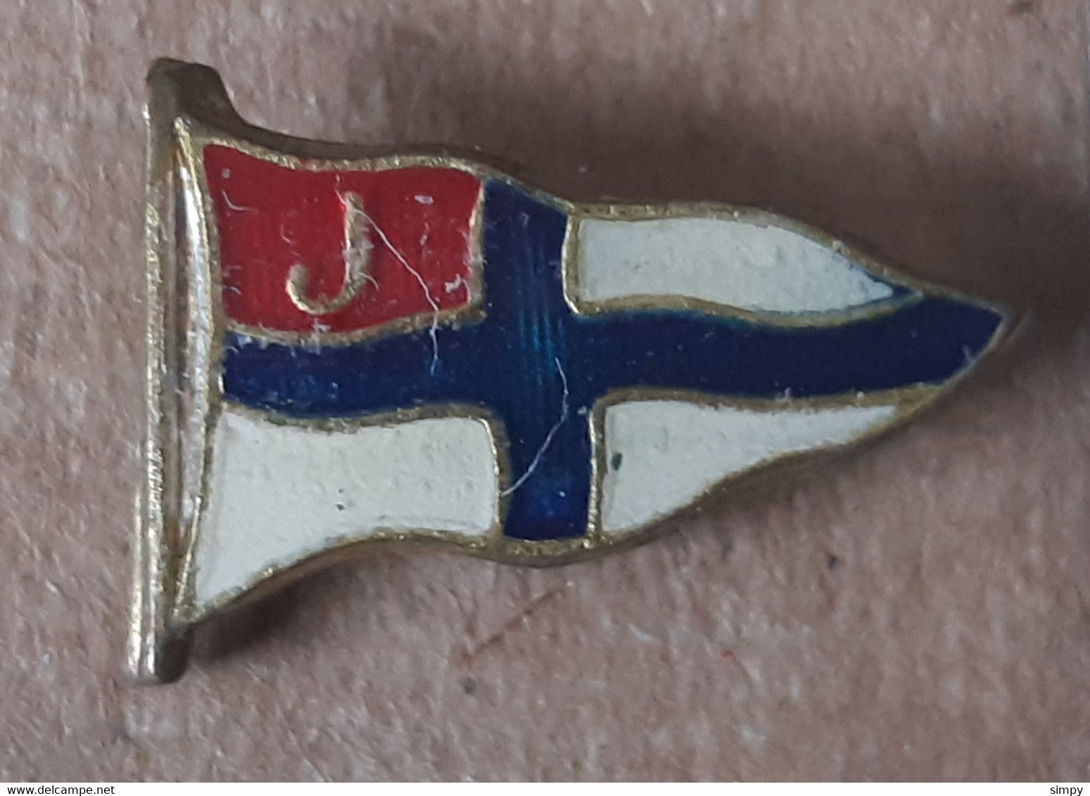 Rowing  Federation Of Yugoslavia Vintage Badge Pin - Aviron