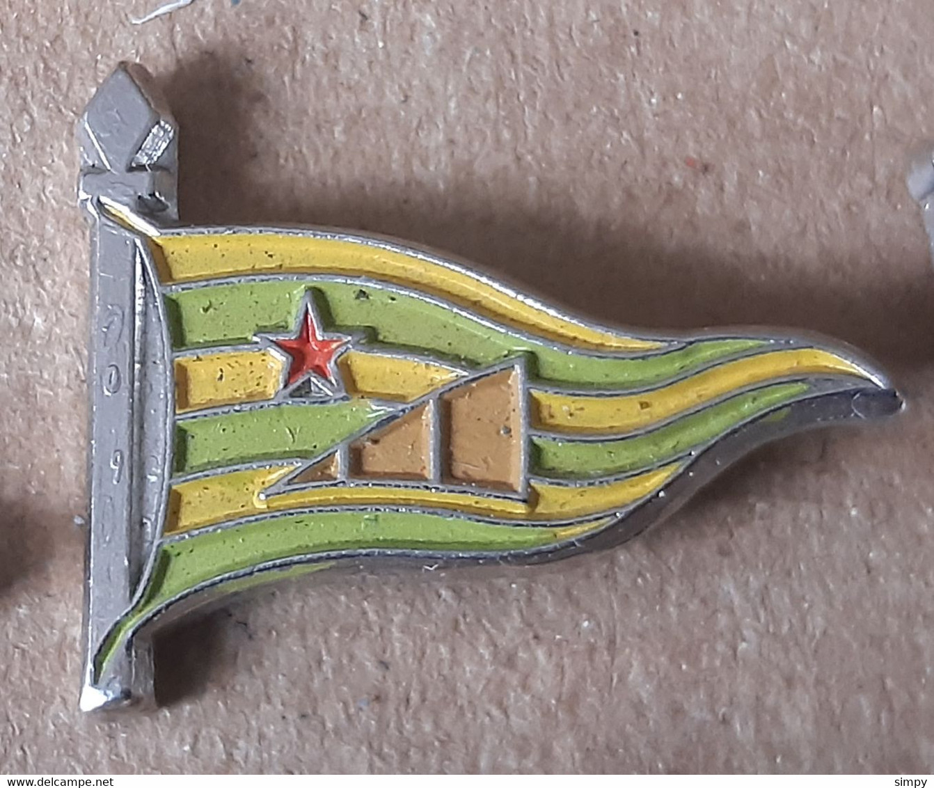 Rowing  Club Yugoslavia Vintage Pin Badge - Rudersport