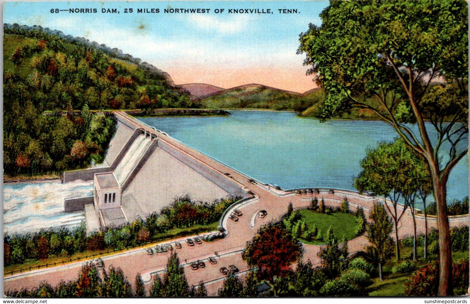 Tennessee Norris Dam 25 Miles Northwest Of Knoxville 1940 - Knoxville