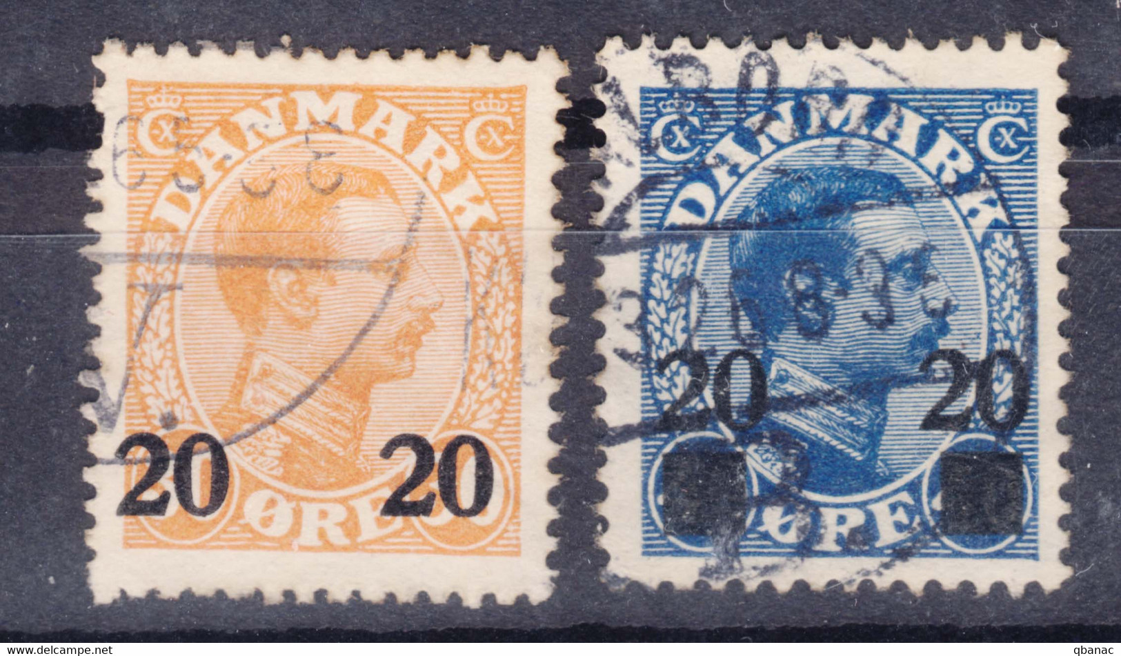 Denmark 1926 Mi#151-152 Used - Gebraucht