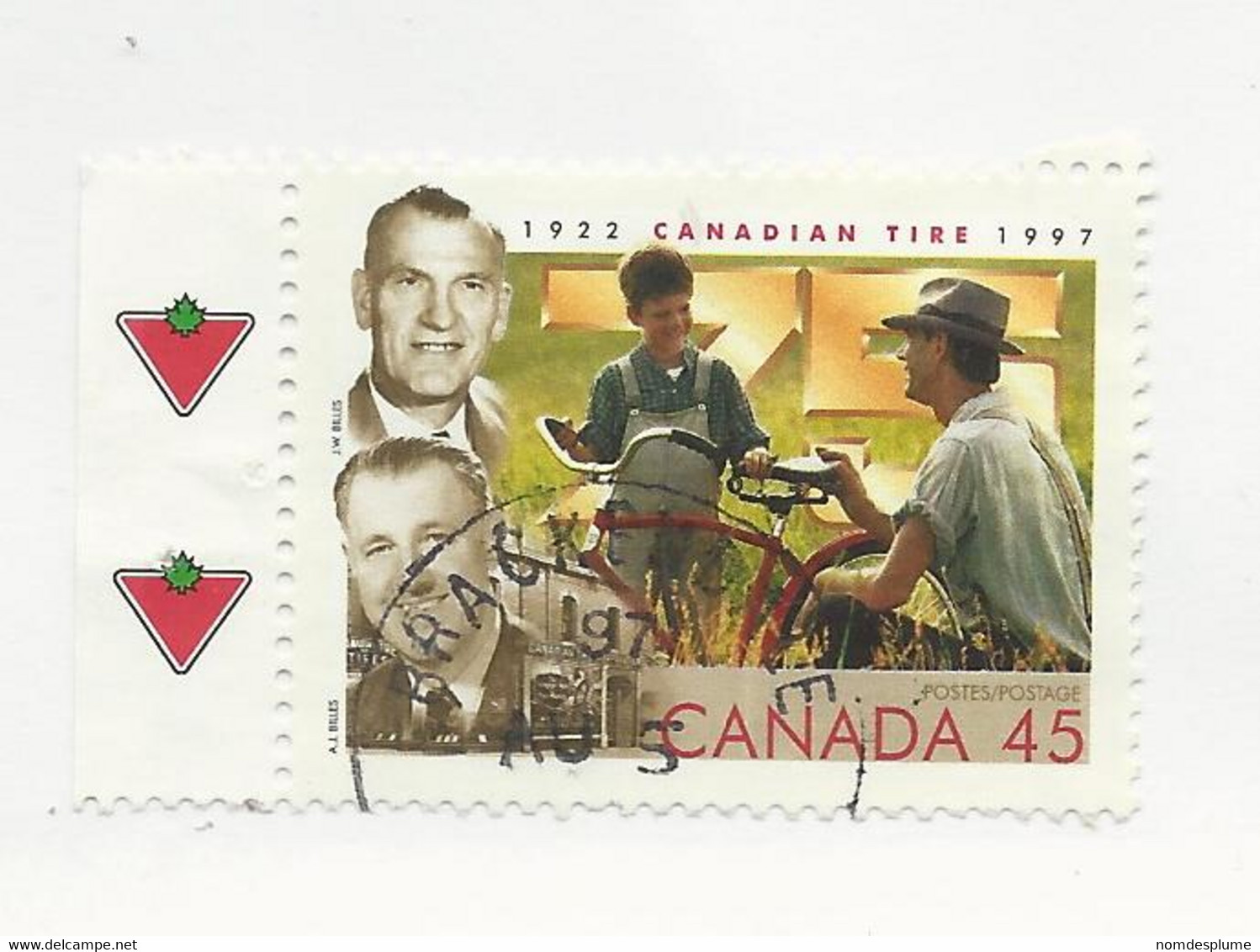 32760) Canada Postmark Cancel British Columbia BC Brackendale - Sonstige & Ohne Zuordnung