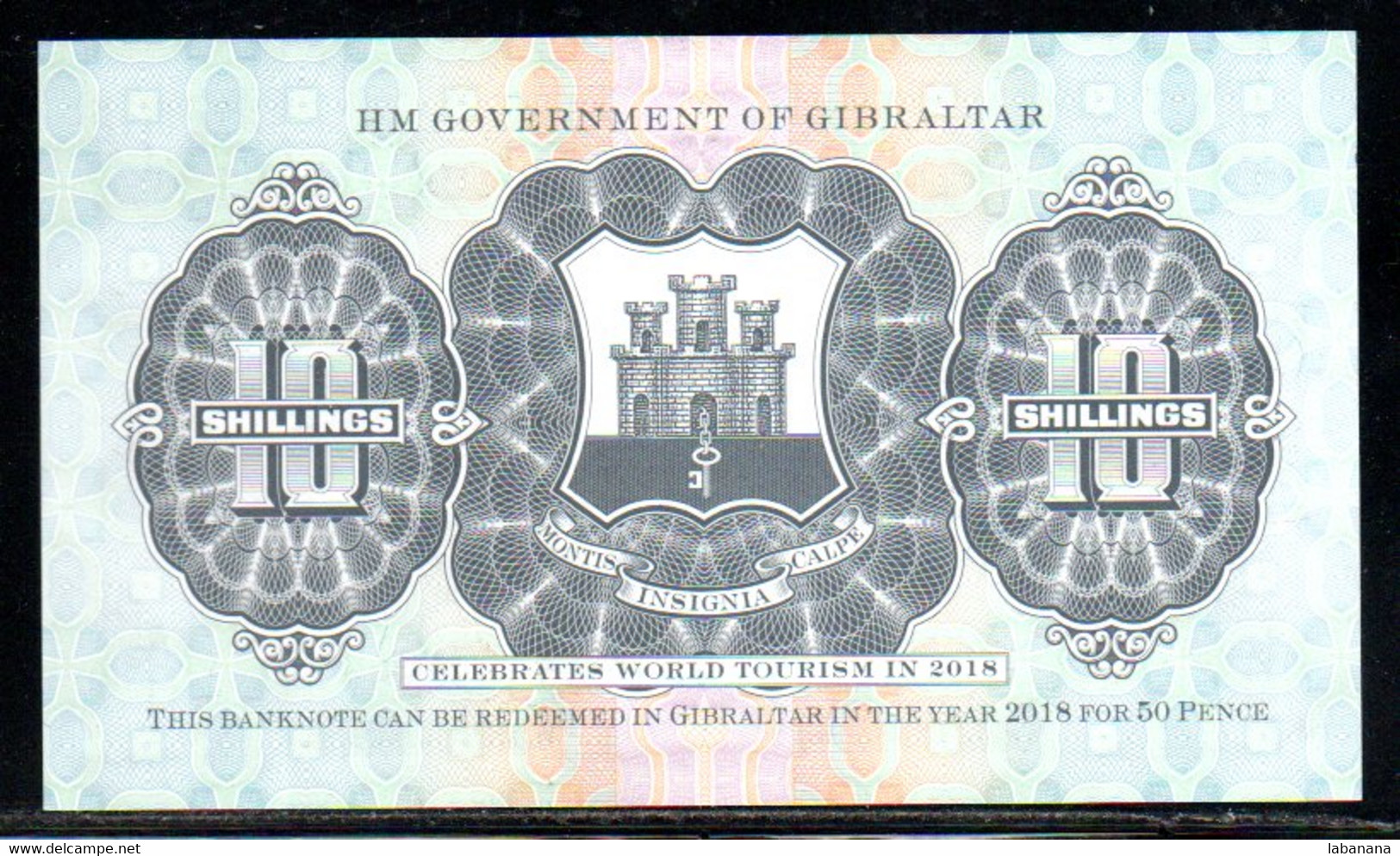 659-Gibraltar 10 Shillings Commémoratif 2018 8K039 Neuf - Gibraltar