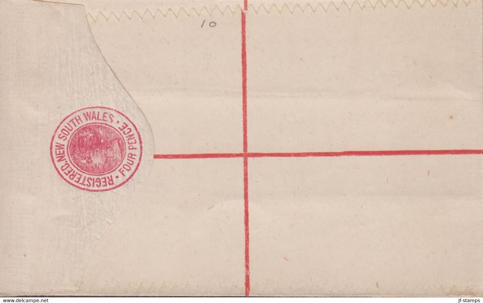 1888. NEW SOUTH WALES. REGISTERED NEW SOUTH WALESD FORU PENCE VICTORIA  COVER.   - JF430261 - Brieven En Documenten