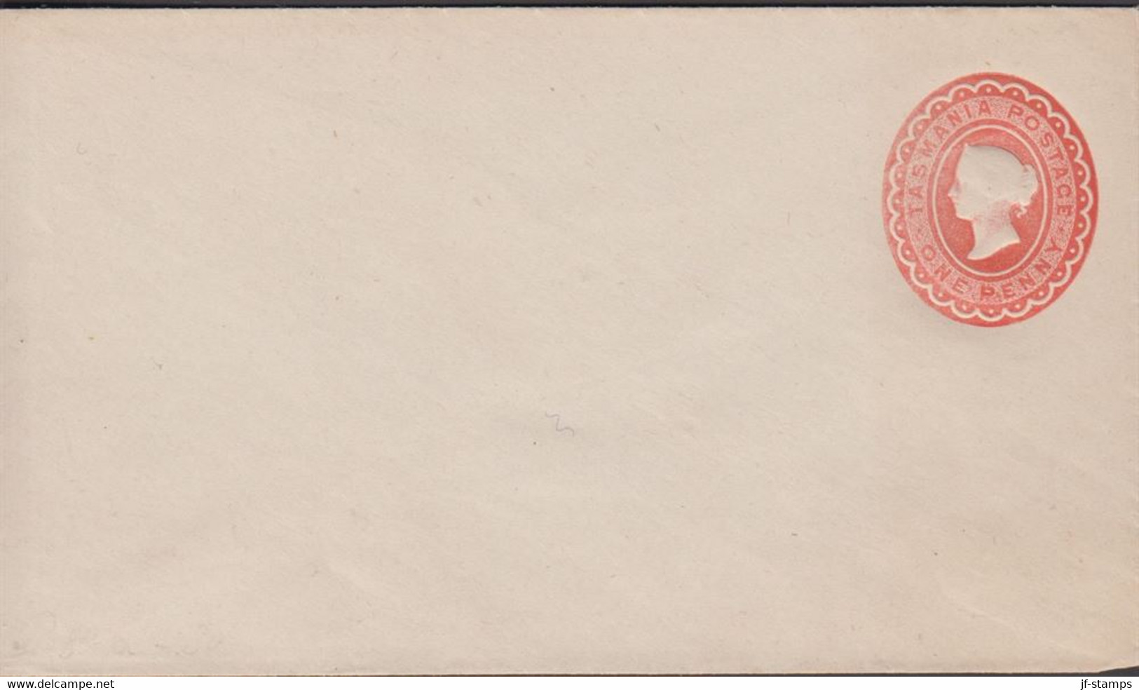 1878. Tasmania. TASMANIA. Victoria. Envelope  ONE PENNY. - JF430290 - Covers & Documents