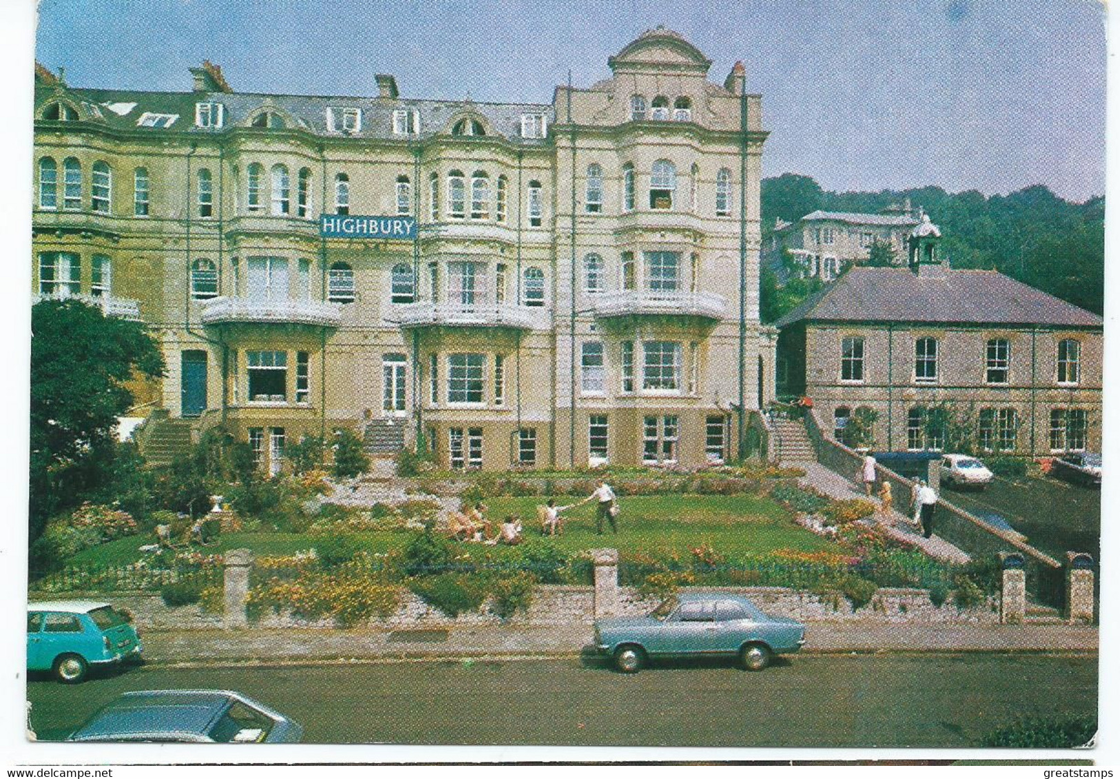 Postcard Weston Super-mare Highbury Hotel 1975 - Weston-Super-Mare