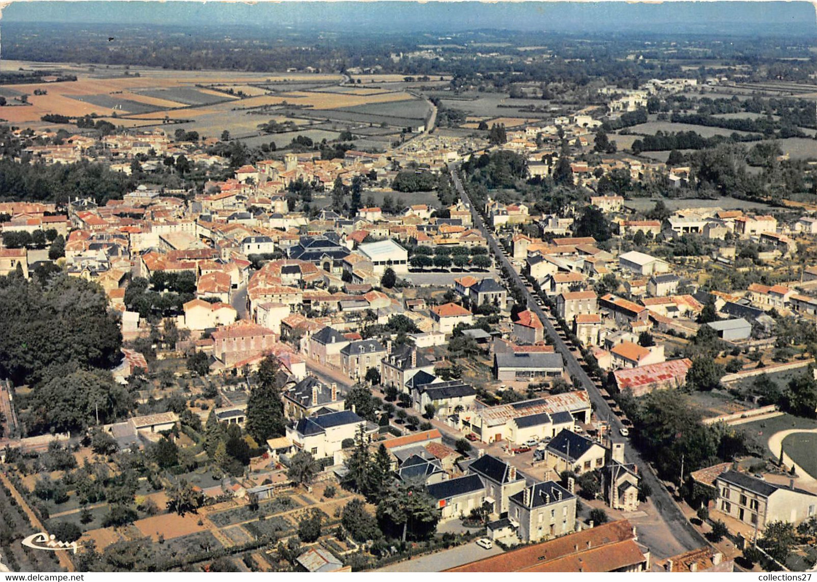 79-COULONGES-SUR-L'AUTIZE- VUE PANORAMIQUE AERIENNE - Coulonges-sur-l'Autize