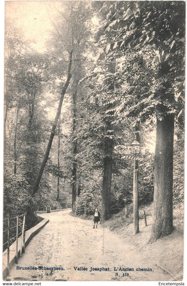 CPA - Carte Postale - Belgique - Bruxelles Schaerbeek Vallée Josaphat Ancien Chemin  VM48385 - Forêts, Parcs, Jardins