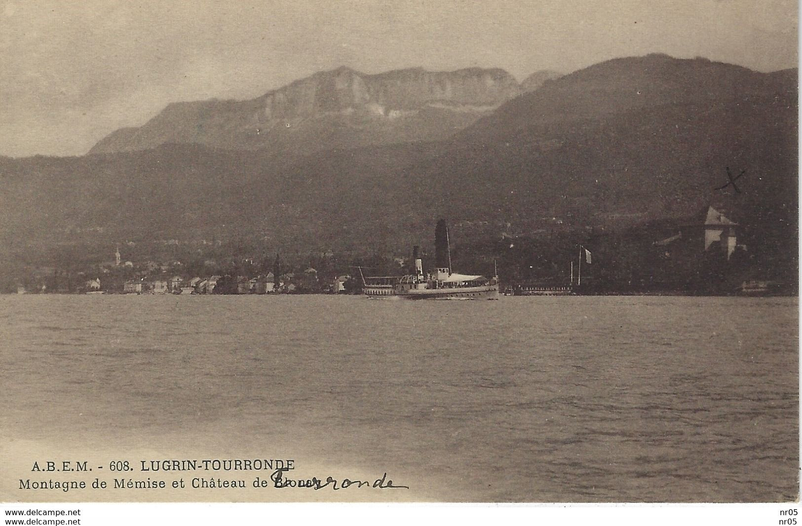 74 ( Haute Savoie ) - LUGRIN TOURRONDE - Montagne De Memise Et Chateau De Blonay - Lugrin