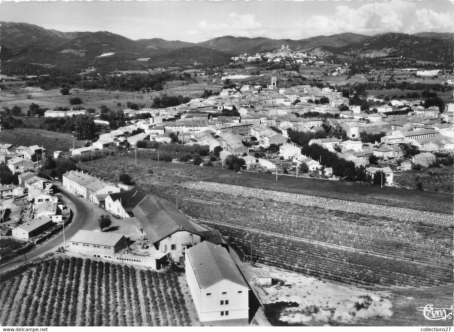 83-COGOLIN- VUE PANORAMIQUE VERS GRIMAUD - Cogolin