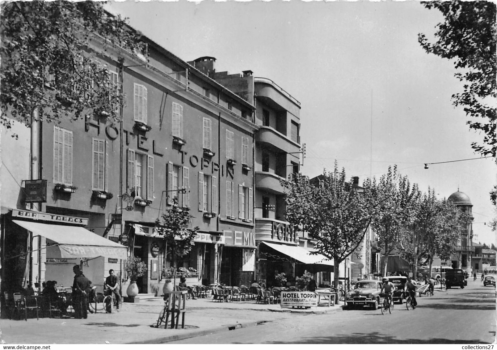 84-CAVAILLON- COURS GAMBETTA ET HÔTEL TOPPIN - Cavaillon